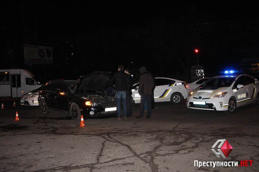 В Николаеве авто полиции попало в ДТП: пострадал патрульный