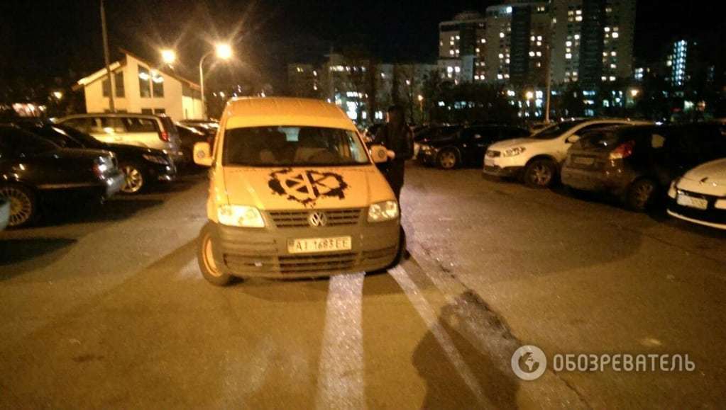 Экс-лидер "Автомайдана" Коба стал "героем парковки": фотофакт