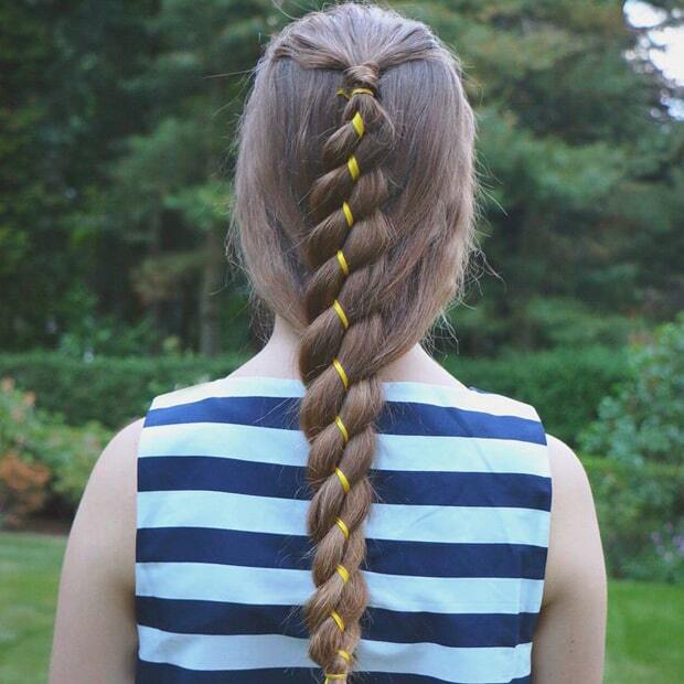 Коса с лентой - это модно: лучшие видеоуроки и пошаговые мастер-классы