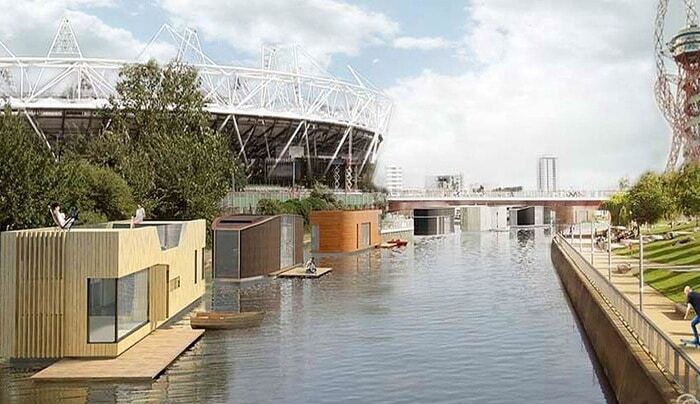 Как сэкономить на жилье в Лондоне: фото потрясающих домов на воде