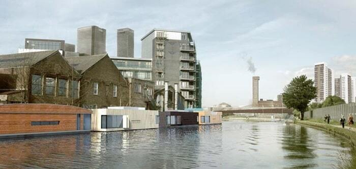 Как сэкономить на жилье в Лондоне: фото потрясающих домов на воде