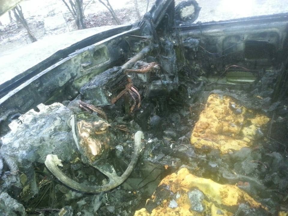Згорів джип: у Києві сталося чотири автопожежі