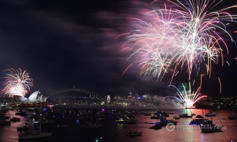 Happy New Year: Австралия встретила Новый год неимоверным салютом
