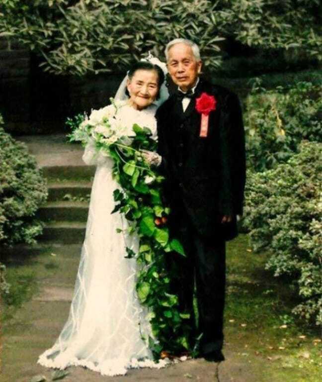 Китайская пара воссоздала день своей свадьбы спустя 70 лет