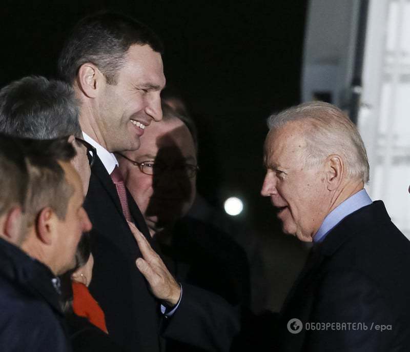 У Києві зустріли віце-президента США Джо Байдена: фотофакт