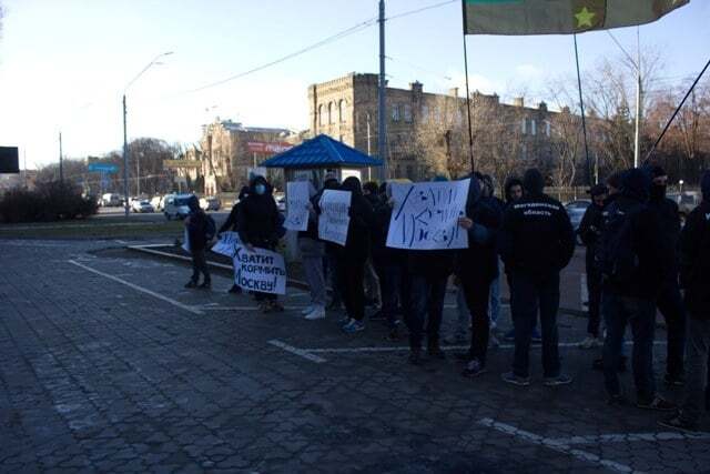 Труна для Путіна: росіяни в Києві вимагали незалежності від Москви. Фоторепортаж