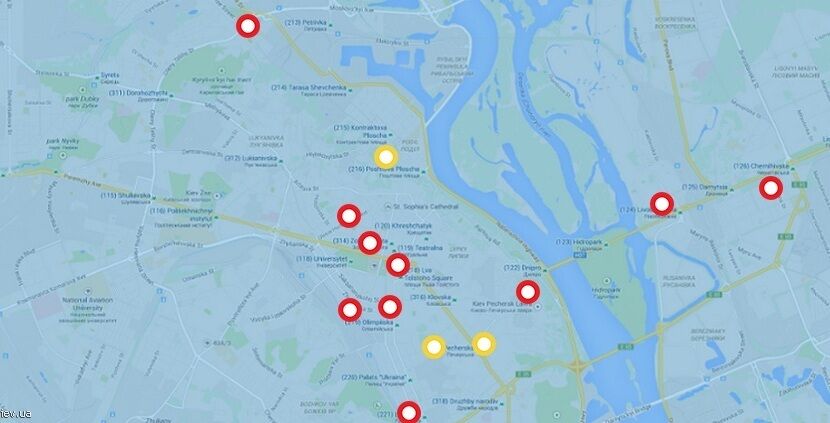 В Киеве создали интерактивную карту пунктов помощи бойцам АТО и беженцам