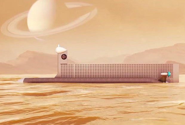 НАСА показала космическую подлодку, которая погрузится в воды Титана