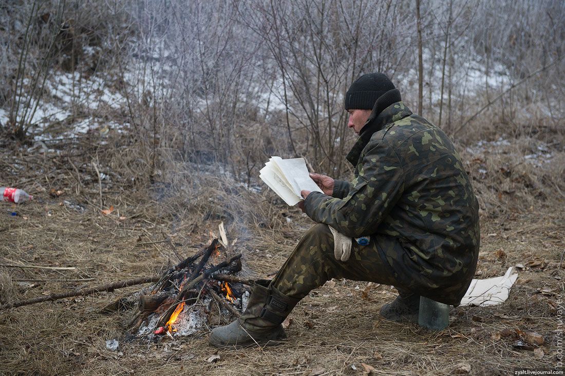 Первое утро перемирия. Дебальцево