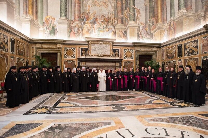 Папа Франциск встретился с украинскими епископами: фото из Ватикана