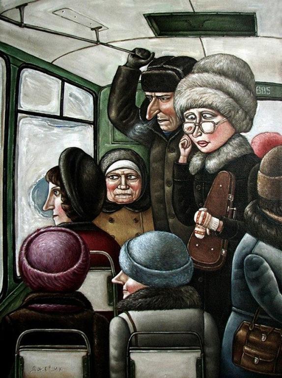 Карикатуры украинской художницы, которые передают колорит советского быта