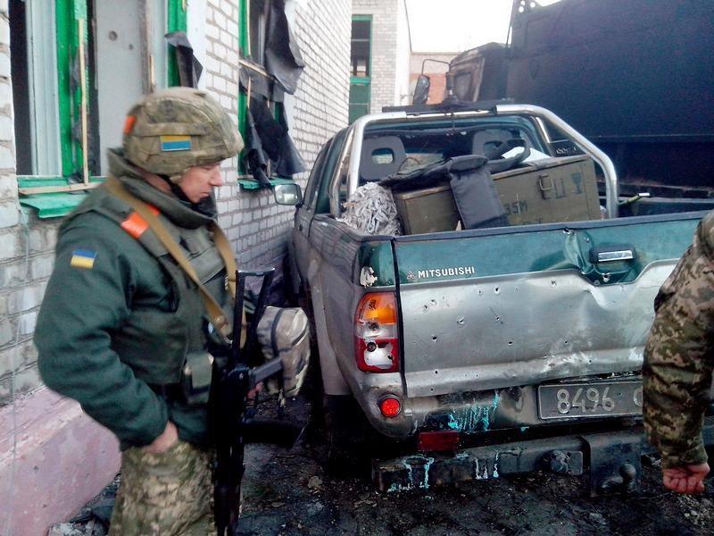 Украинские десантники отбили штурм боевиков возле Широкино: опубликованы фото