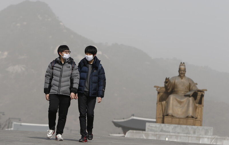 Природный феномен. Сеул накрыла желтая пыль: опубликованы фото и видео