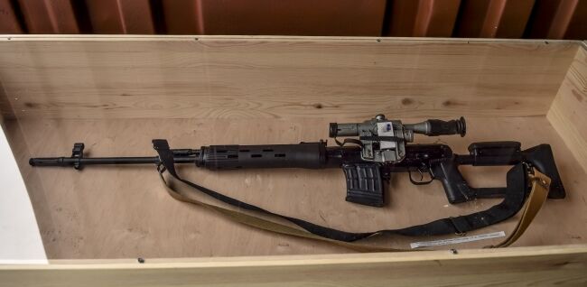 На выставку в Киев привезли смертельное российское оружие с Донбасса: фотофакт