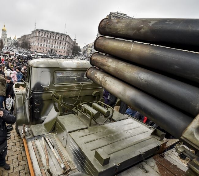 На выставку в Киев привезли смертельное российское оружие с Донбасса: фотофакт