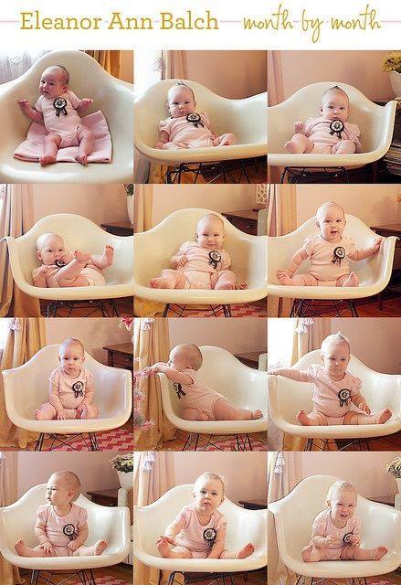 Идеи для фотоколлажа: как запечатлеть первый год жизни малыша