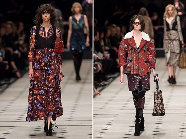 Показ Burberry Prorsum: бахрома и стиль 70-ых возвращаются