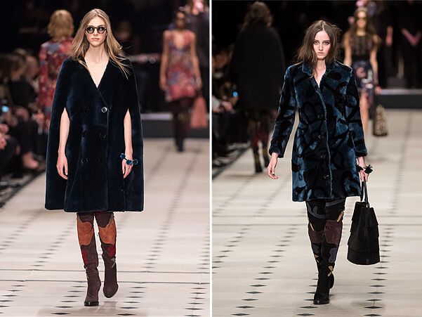 Показ Burberry Prorsum: бахрома и стиль 70-ых возвращаются