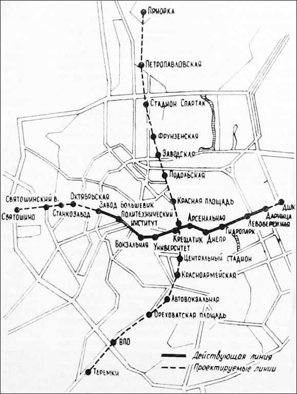 В сети появились редкие схемы киевского метро: с 1958 по 2015 годы