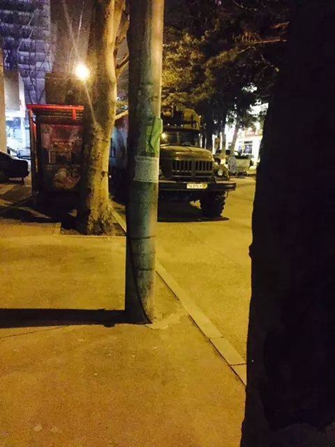 Российские военные грузовики засекли в центре Тбилиси: опубликованы фото