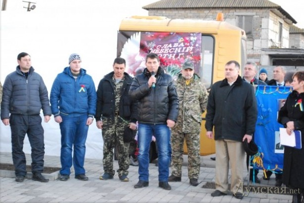 Под Одессой появилась "Птица Свободы" в честь Небесной сотни и павших в зоне АТО: фото памятника