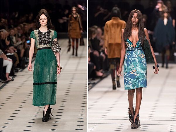 Показ Burberry Prorsum: бахрома и стиль 70-ых возвращаются