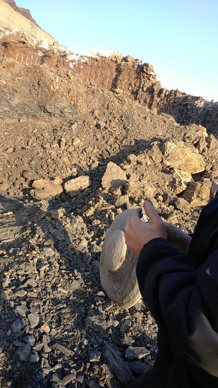 В России горняки раскопали "каменный диск предков"