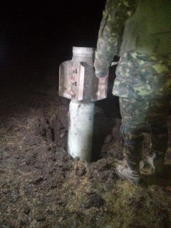 В сети показали снаряды, прилетевшие от террористов в Курахово: опубликованы фото