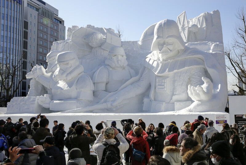 Сказка наяву. В Японии открылся грандиозный Снежный фестиваль: фоторепортаж