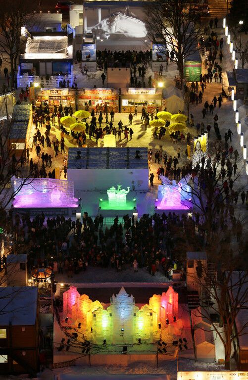 Сказка наяву. В Японии открылся грандиозный Снежный фестиваль: фоторепортаж