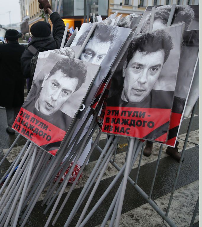 "Мы не боимся!" Как проходило шествие памяти Немцова в Москве: фоторепортаж