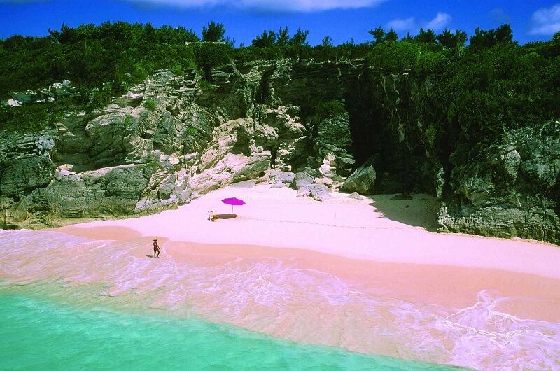 24 фото фантастического розового пляжа на Багамских островах