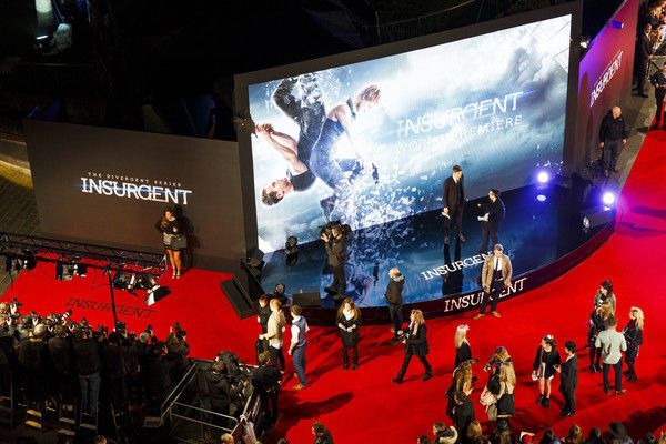 "Инсургент": красная дорожка в Лондоне и видео со съемок