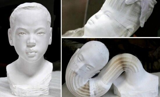 Невероятные скульптуры из бумаги