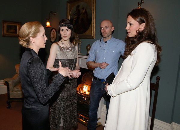Кейт Миддлтон посетила съемки сериала "Аббатство Даунтон"