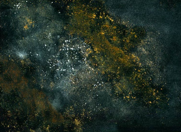 Космос своими руками: вселенная из кофе, сахара, муки и сканера