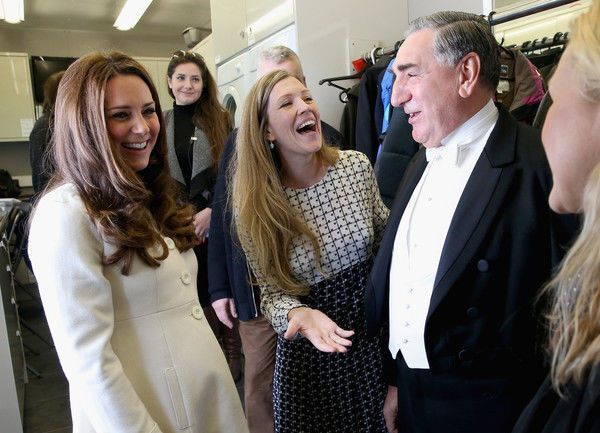 Кейт Миддлтон посетила съемки сериала "Аббатство Даунтон"