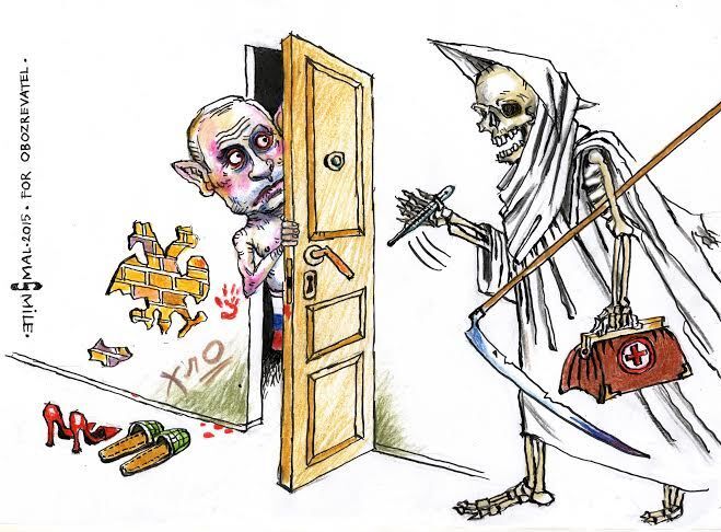 Путин не болен, а напуган - The Times