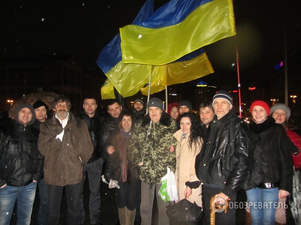 Жители Донбасса "захватили" Майдан: фоторепортаж