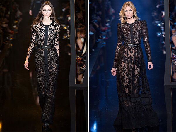 Роскошные платья от Elie Saab на неделе моды в Париже