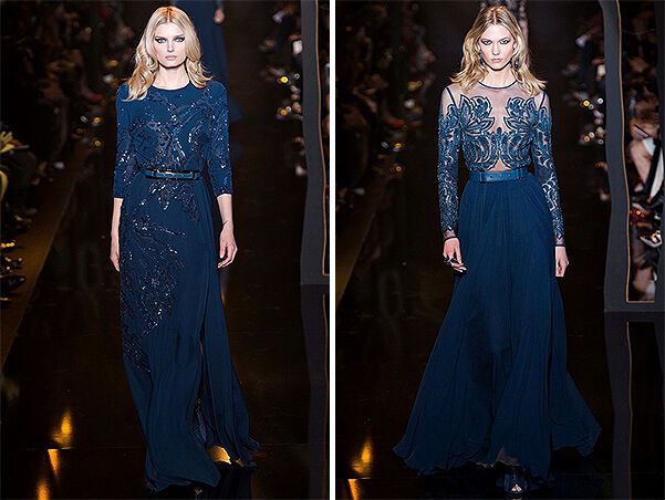 Роскошные платья от Elie Saab на неделе моды в Париже