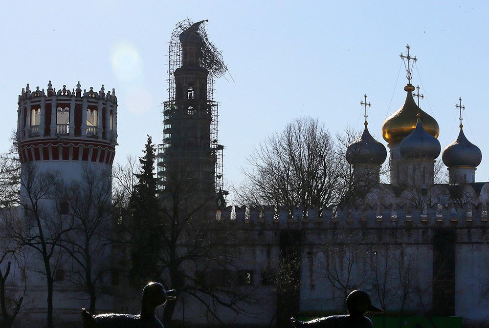 Опубликованы фото Новодевичьего монастыря после пожара