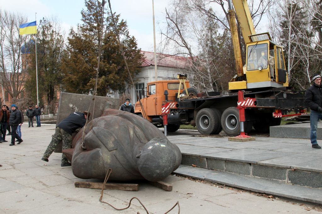 На Запорожье стало одним Лениным меньше