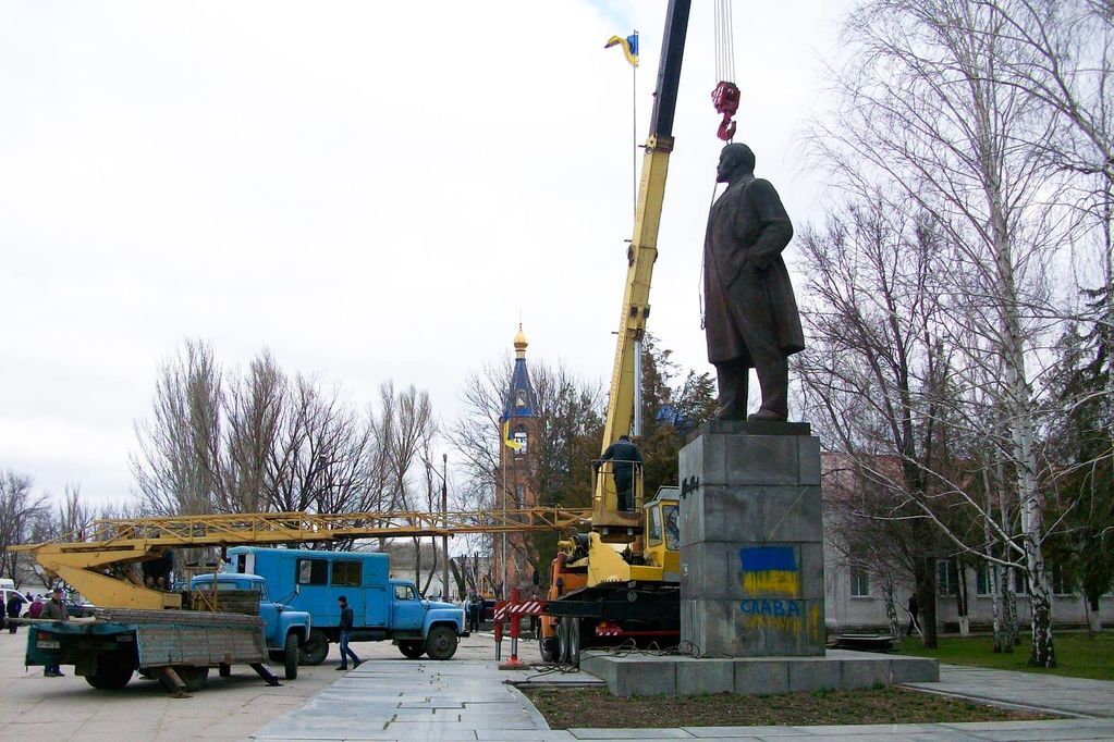 На Запорожье стало одним Лениным меньше