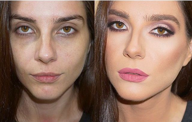 До неузнаваемости: преображения девушек после макияжа