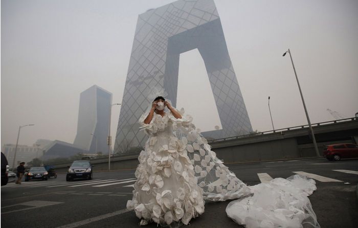 Шокирующие фото ужасного загрязнения Пекина