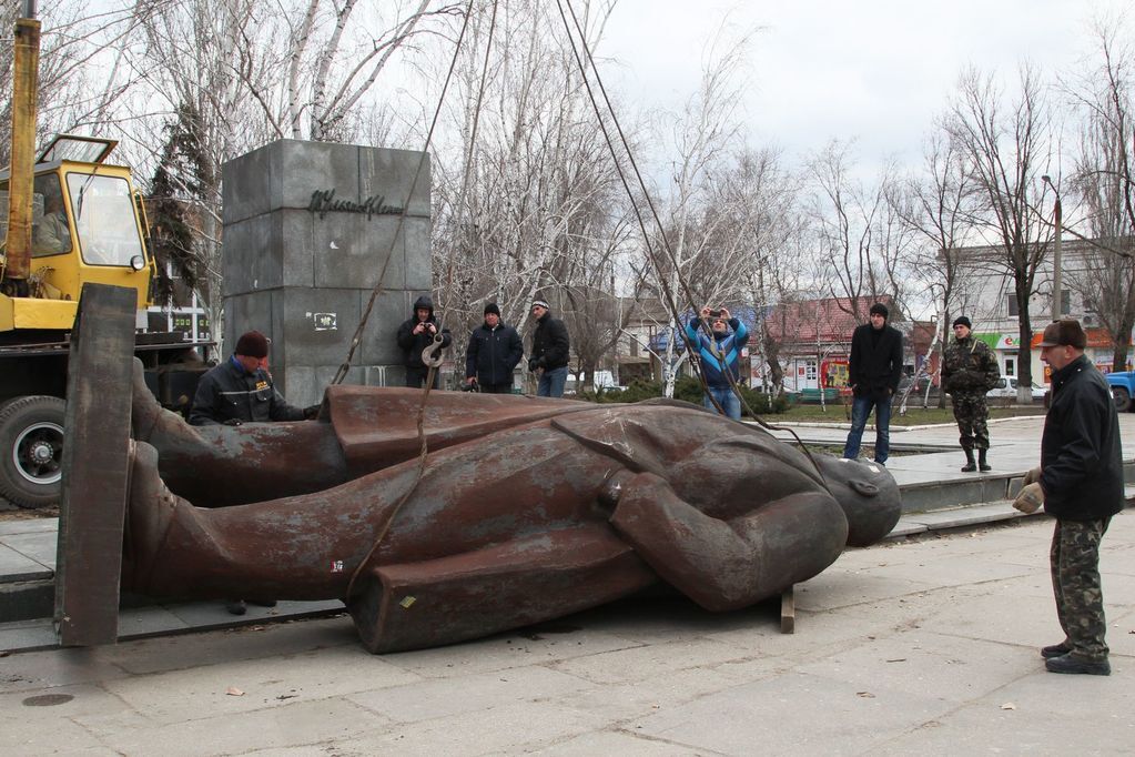 На Запорожье стало одним Лениным меньше