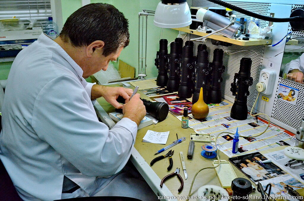 Как делают оптические прицелы в России