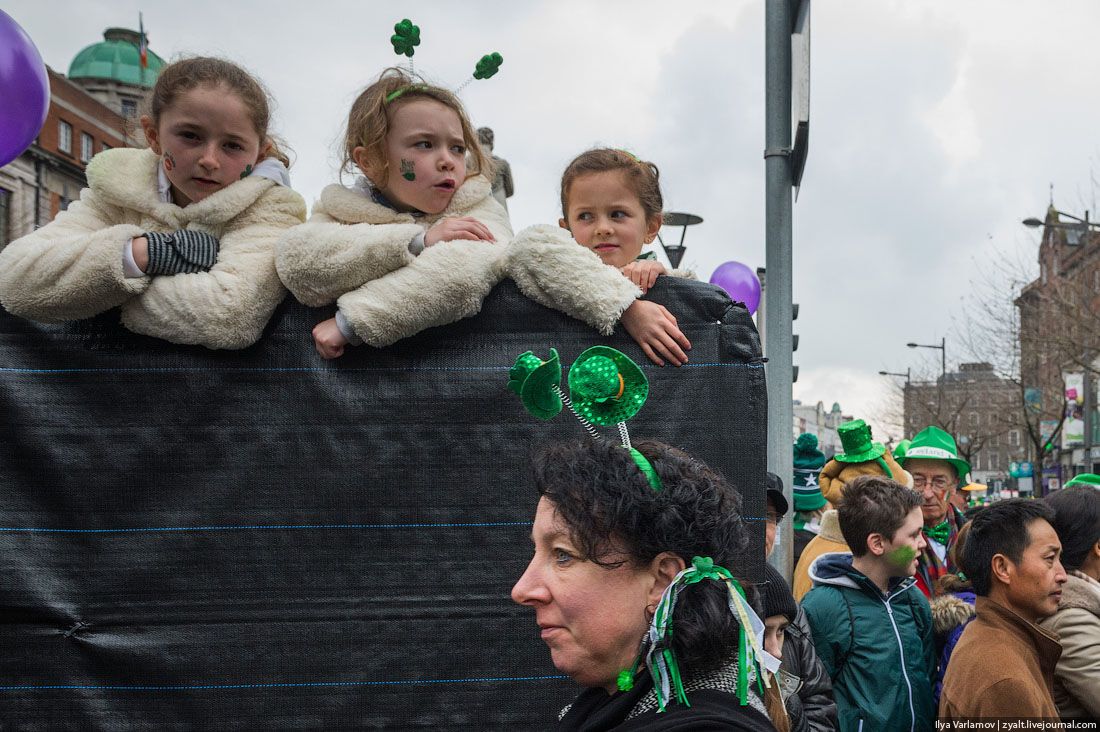 День святого Патрика в Дублине
