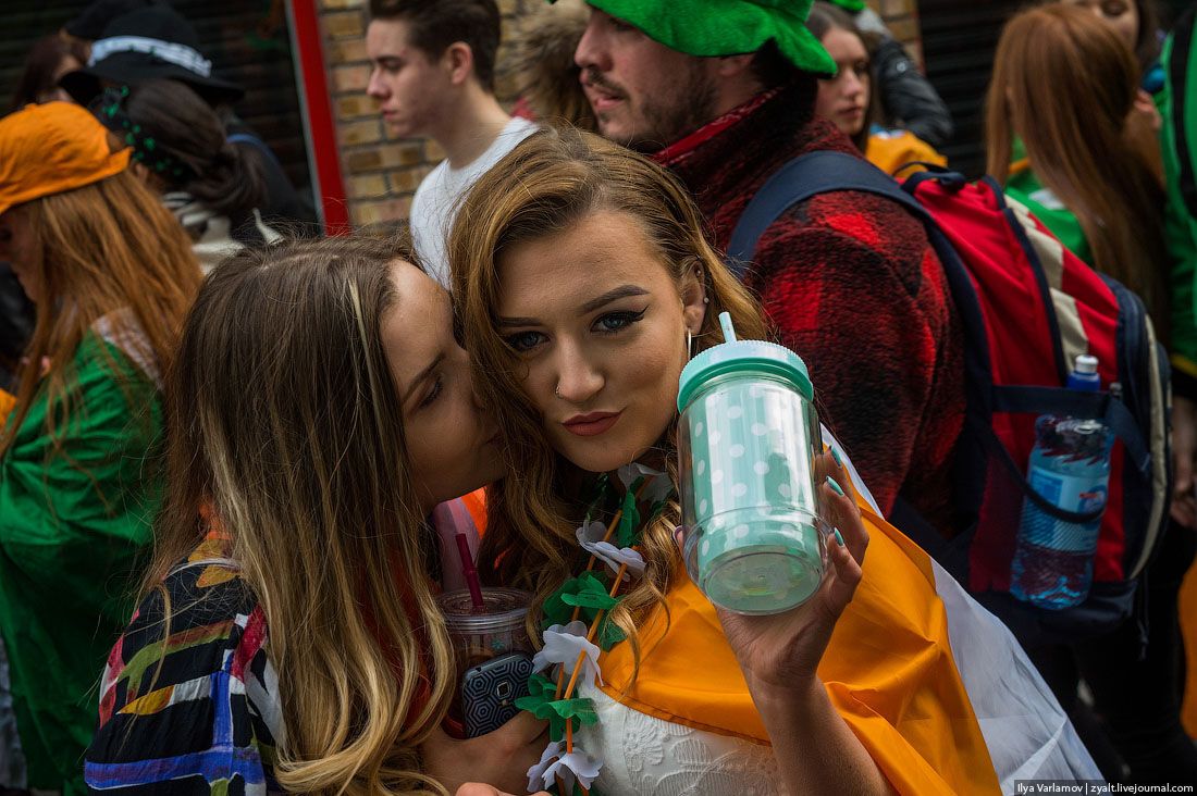 День святого Патрика в Дублине